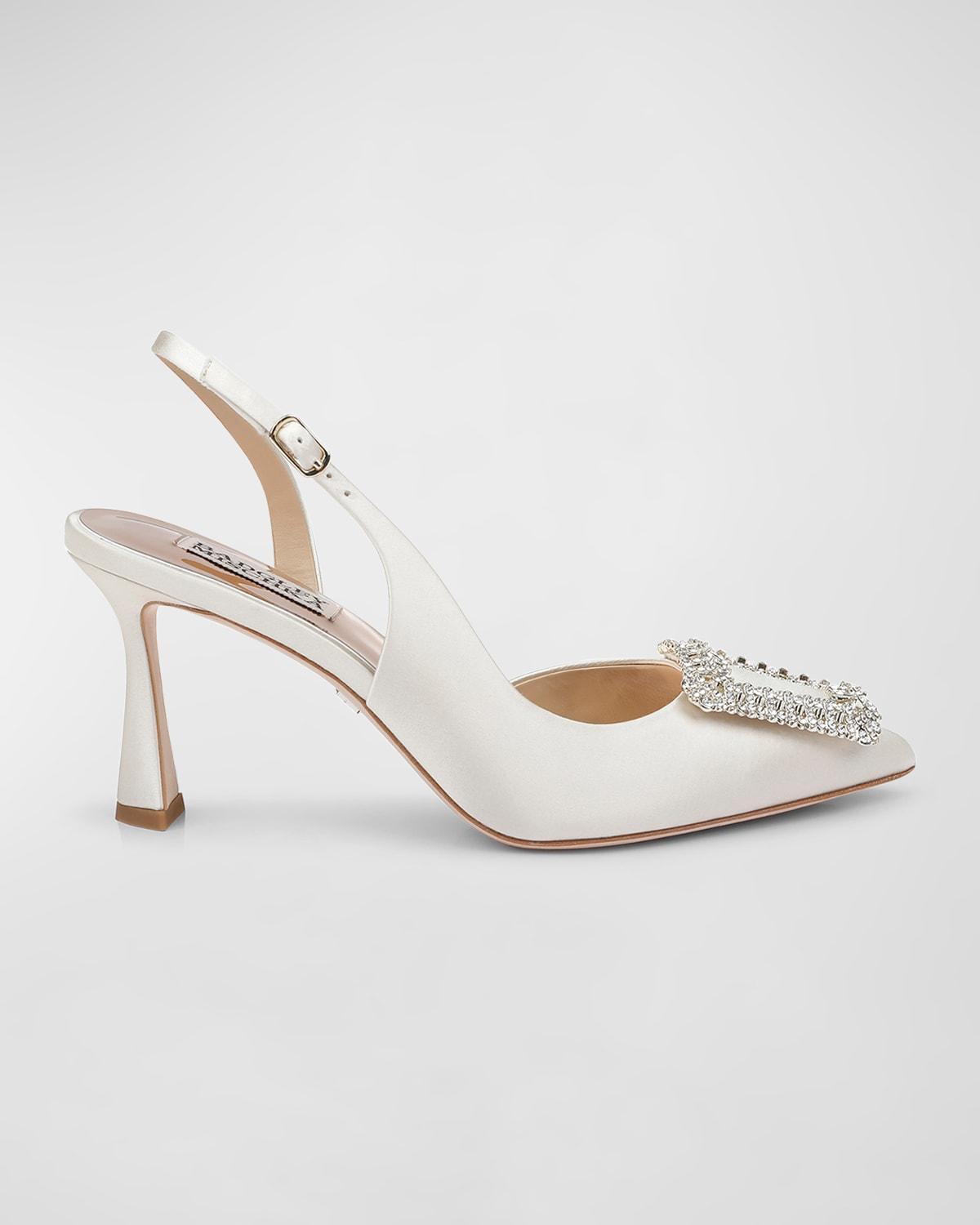 Badgley Mischka Collection Enida Slingback Half dOrsay Pointed Toe Pump Product Image