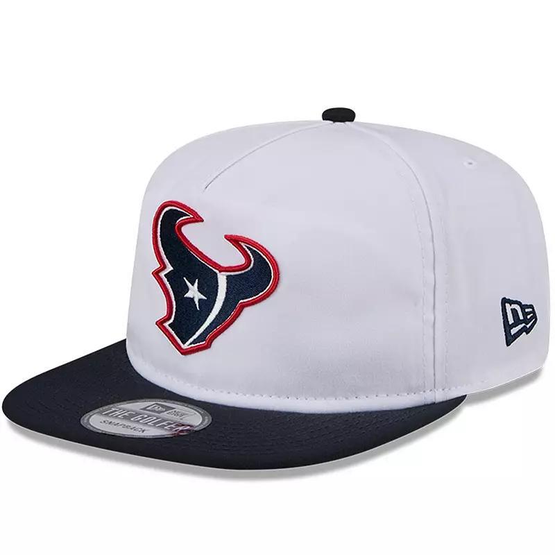 Mens New Era /Navy Houston Texans 2024 NFL Training Camp Golfer Snapback Hat Product Image