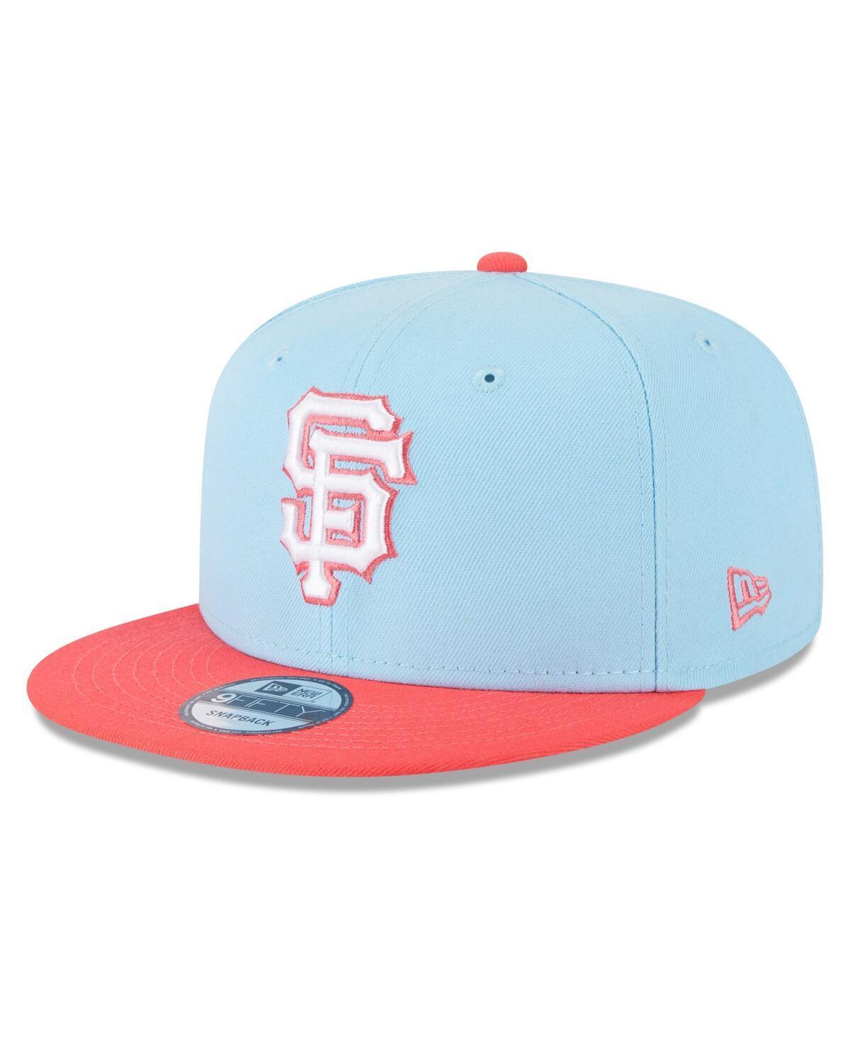 Mens New Era Light Blue San Francisco Giants Spring Basic Two-Tone 9FIFTY Snapback Hat - Light Blue Product Image