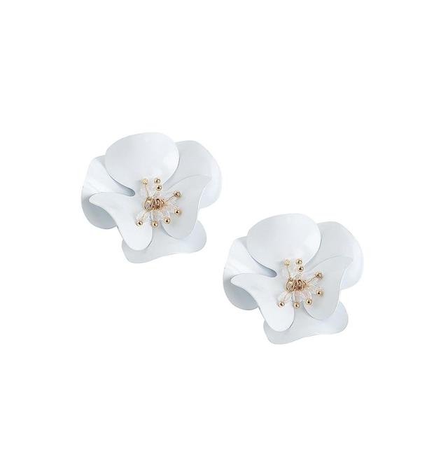 Sohi Womens Flower Stud Earrings Product Image