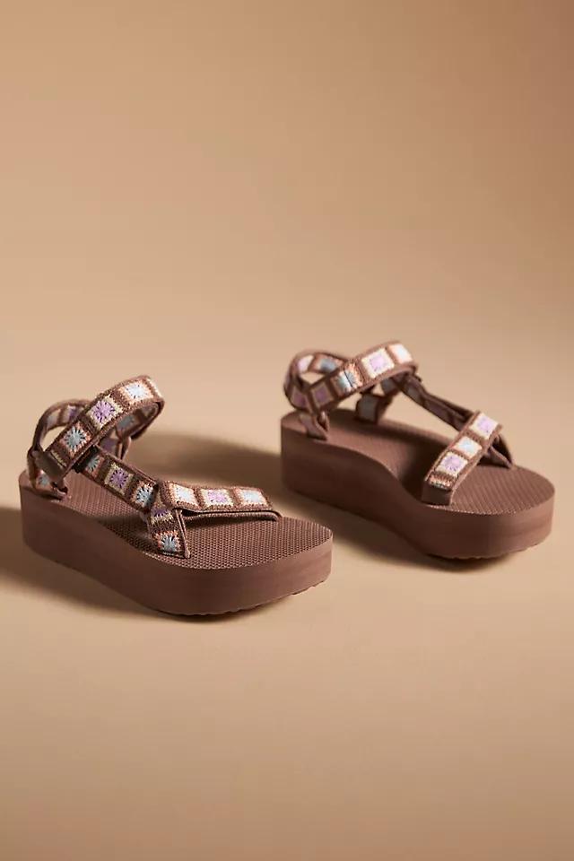 Teva Flatform Universal Crochet Sandals Product Image