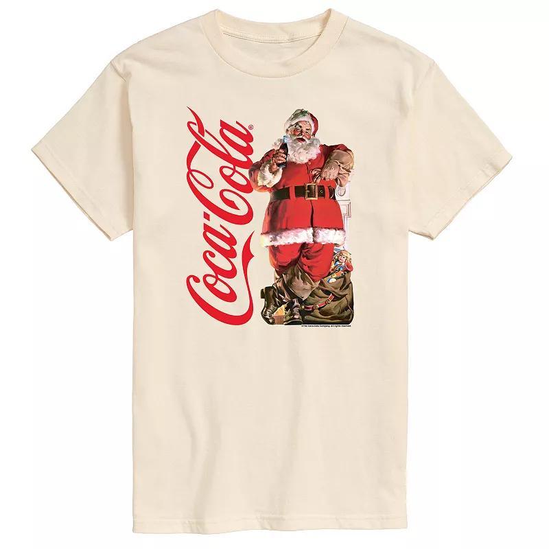 Mens CocaCola Vintage Santa Tee Product Image