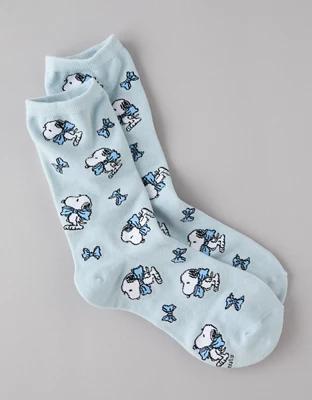 AE Peanuts Bow Crew Socks Product Image