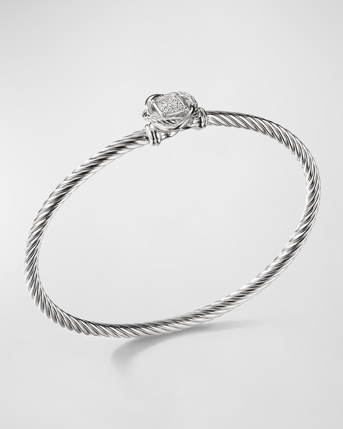 Womens Infinity Bracelet in Sterling Silver Product Image