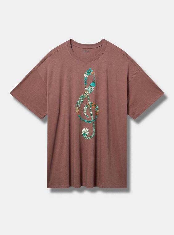 Clef Oversized Heritage Jersey Tunic Tee Product Image