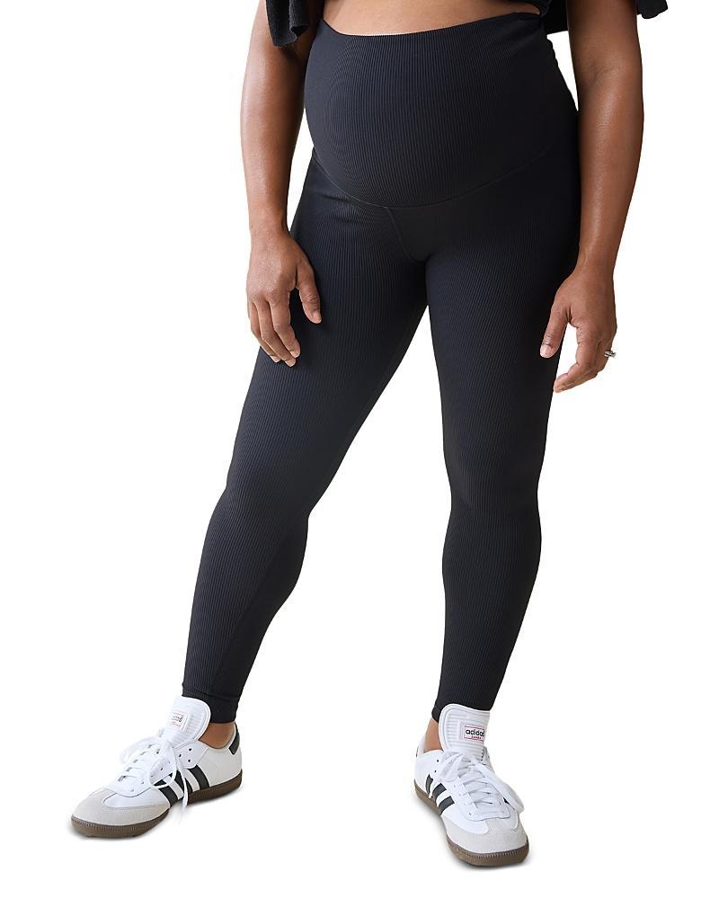 Ingrid & Isabel Ribbed Active Maternity Leggings Product Image