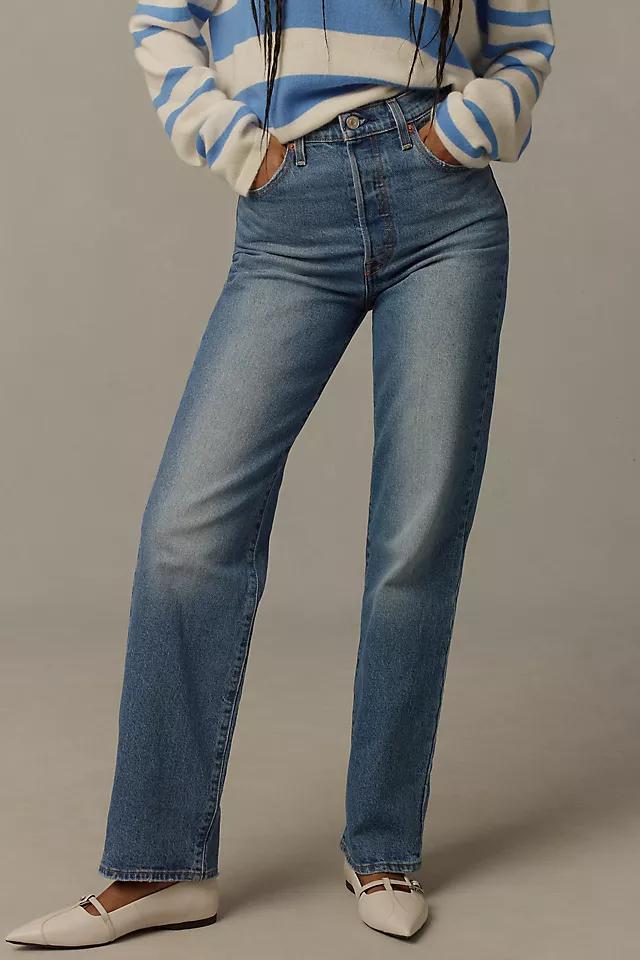 Levi's Ribcage High-Rise Straight-Leg Jeans Product Image