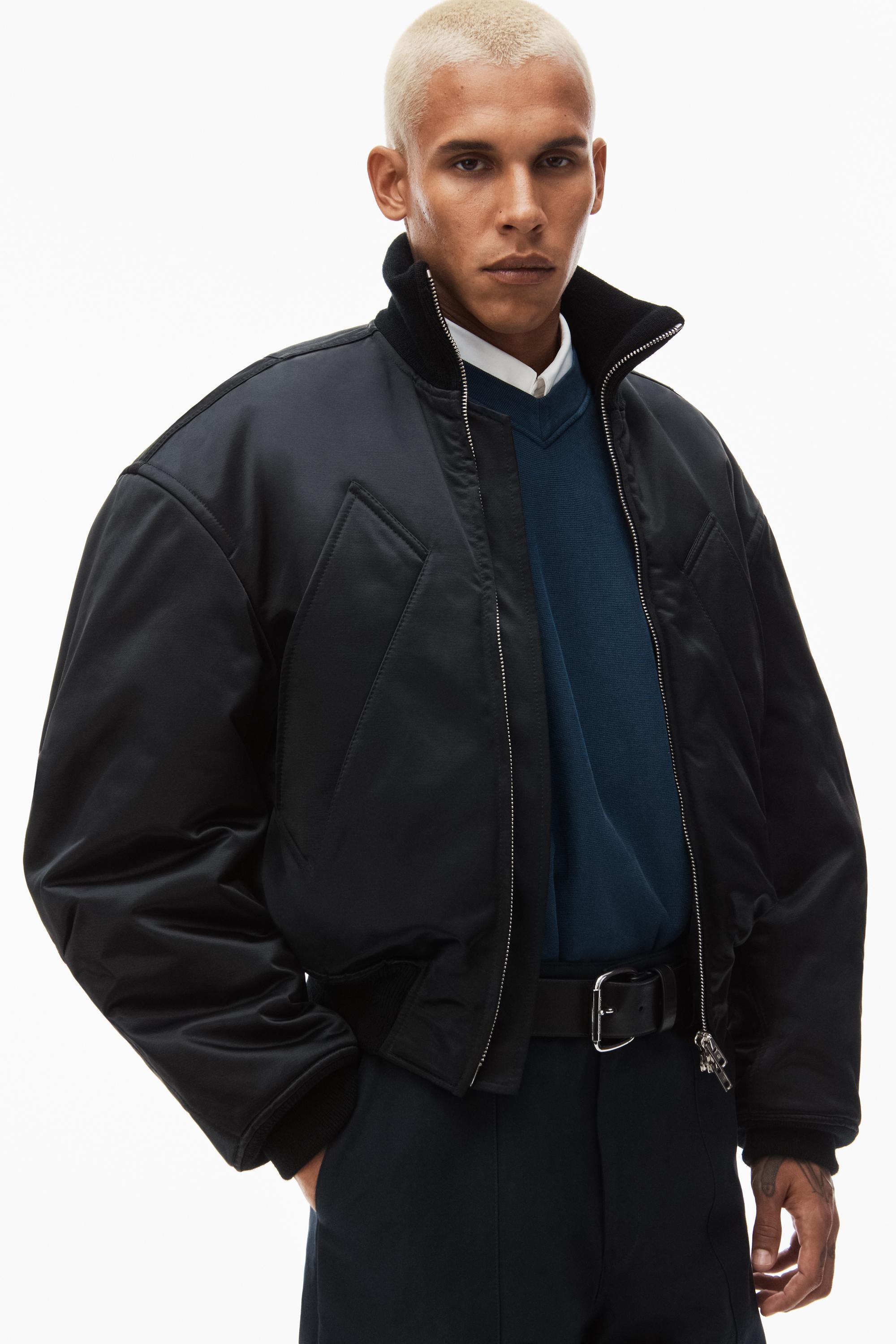 Bomber Jacket In Sateen Product Image