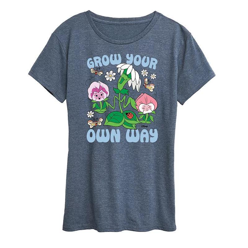 Disneys Alice in Wonderland Womens Flowers Grow Graphic Tee Product Image