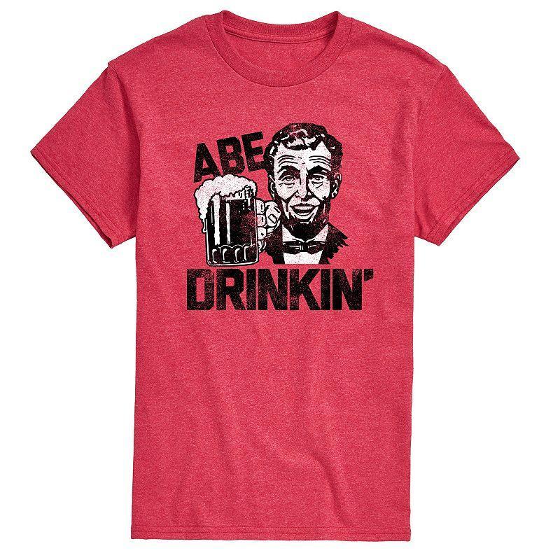 Mens Abe Drinking Graphic Tee Product Image