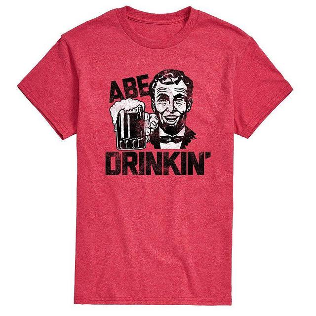 Mens Abe Drinking Graphic Tee Product Image