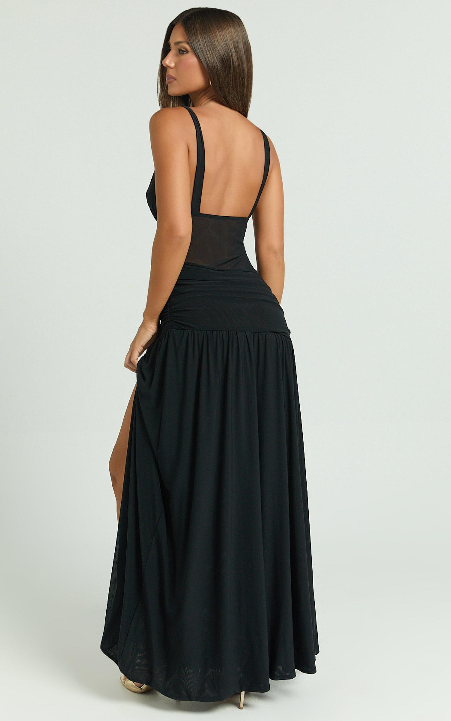 Runaway The Label - Denver Maxi Dress in Black Product Image