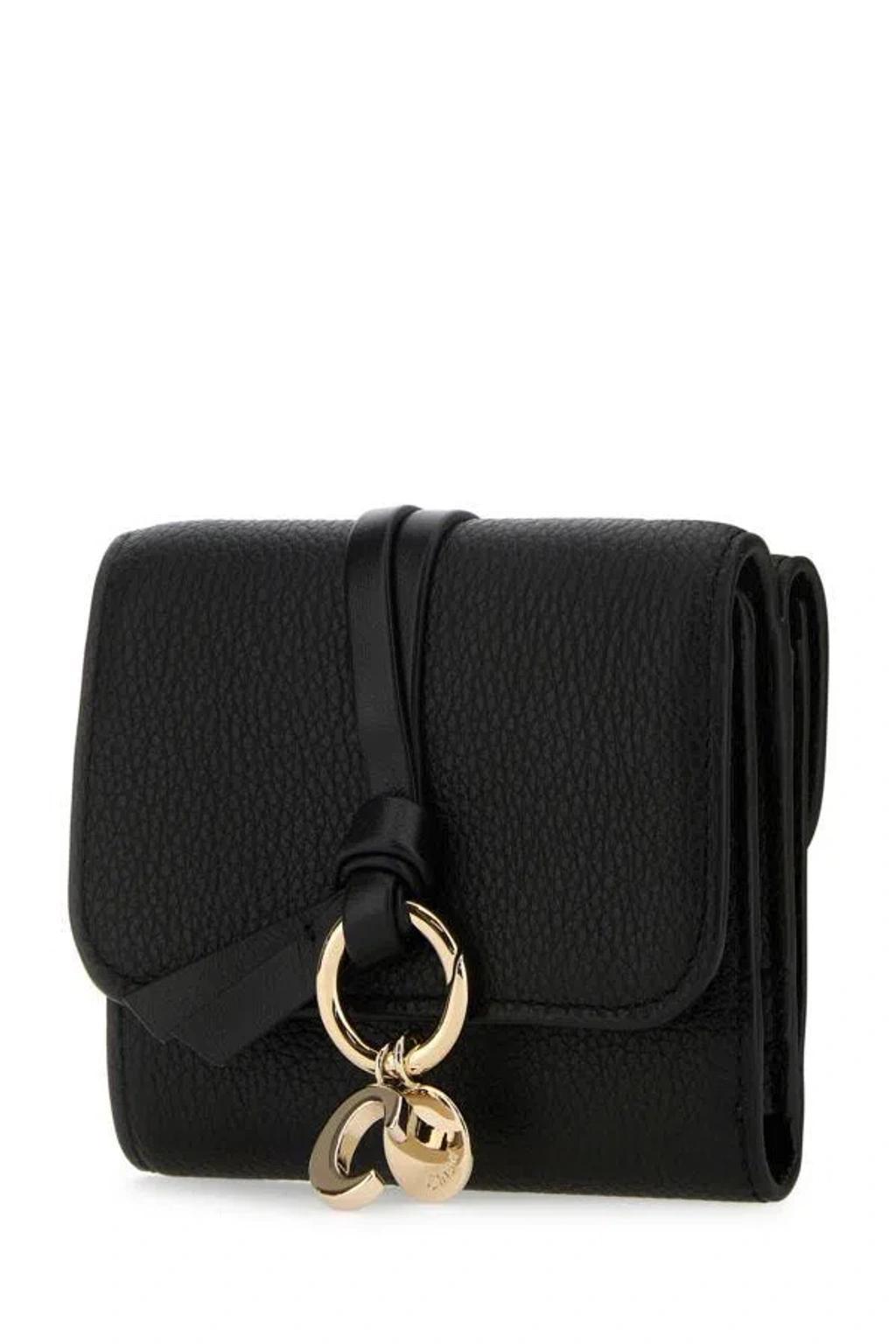 CHLOÉ Black Leather Wallet Product Image