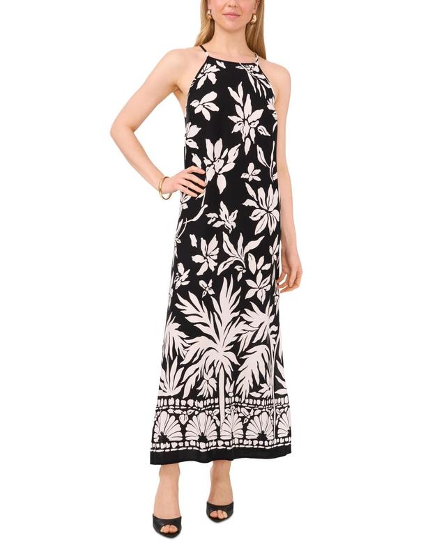 Women's Printed Sleeveless Maxi Dress Product Image