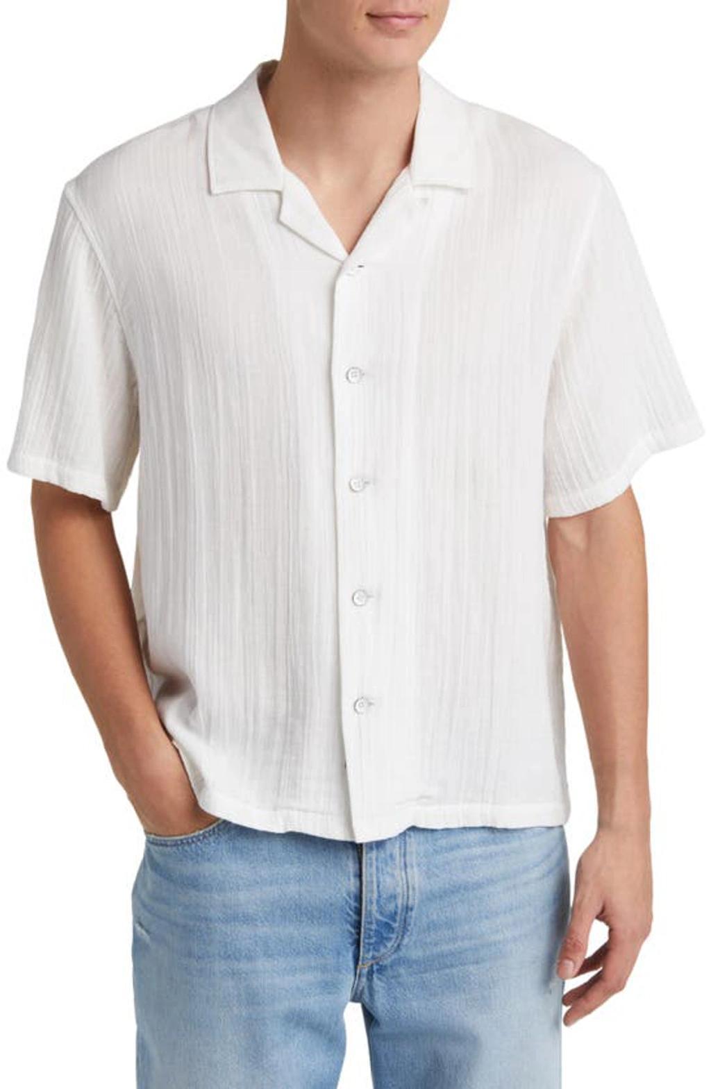 Mens Avery Cotton Gauze Short-Sleeve Shirt Product Image