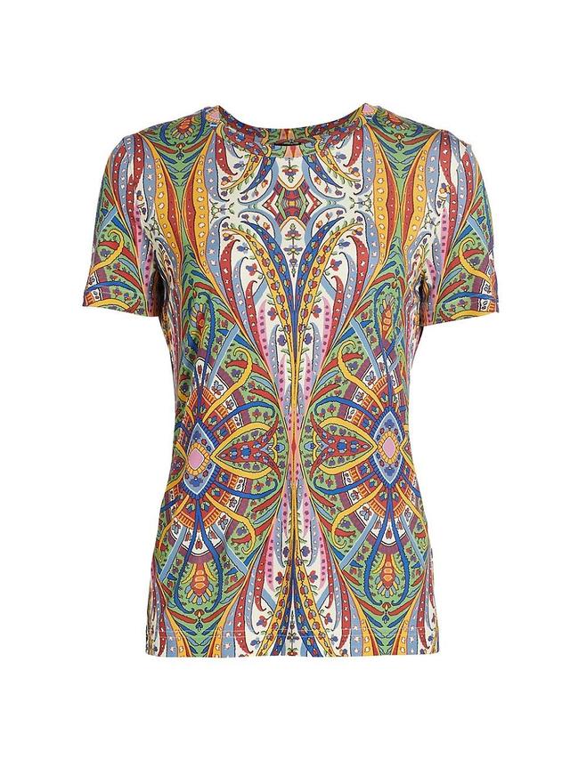 Womens Kaleidoscope Short-Sleeve T-Shirt Product Image