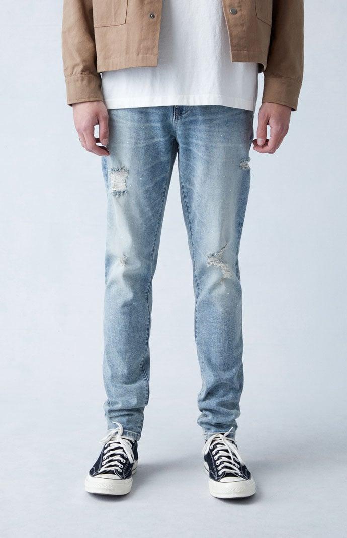 Men's Eco High Stretch Indigo Skinny Jeans 31W x 32L Product Image