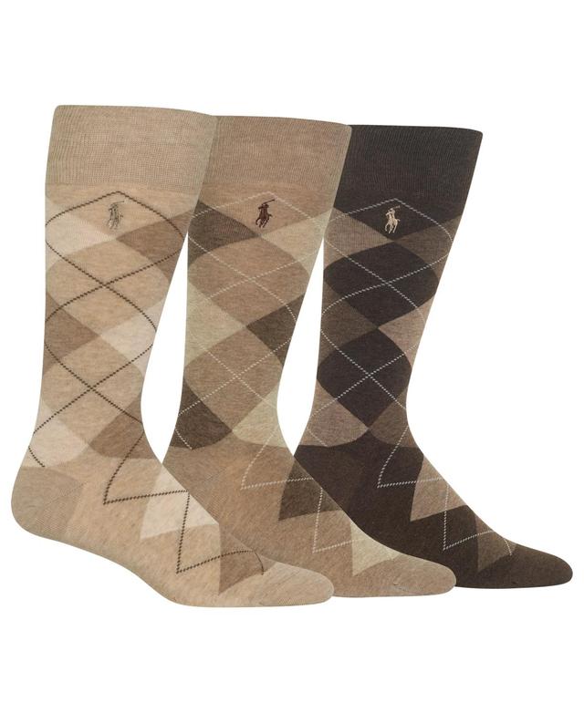 Polo Ralph Lauren Mens 3-Pk. Argyle Dress Socks Product Image