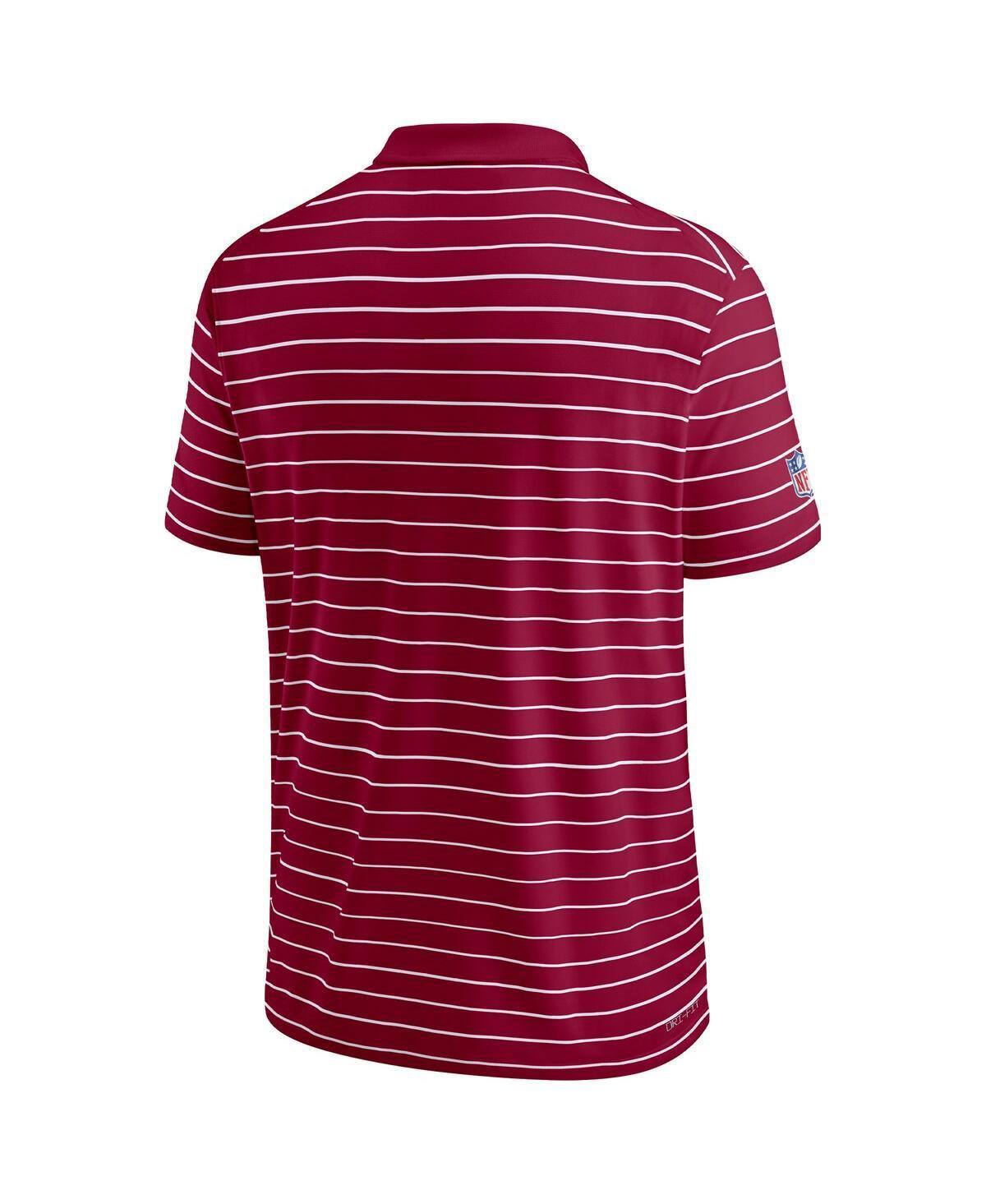 NIKE Men's Burgundy Washington Commanders 2022 Sideline Lock Up Victory Performance Polo In Burgundy,white Product Image