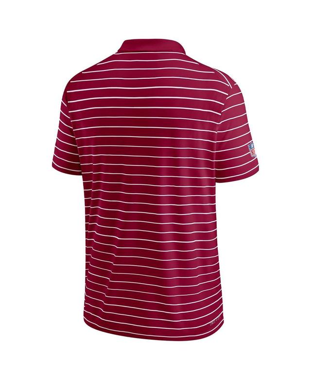 NIKE Men's Burgundy Washington Commanders 2022 Sideline Lock Up Victory Performance Polo In Burgundy,white Product Image