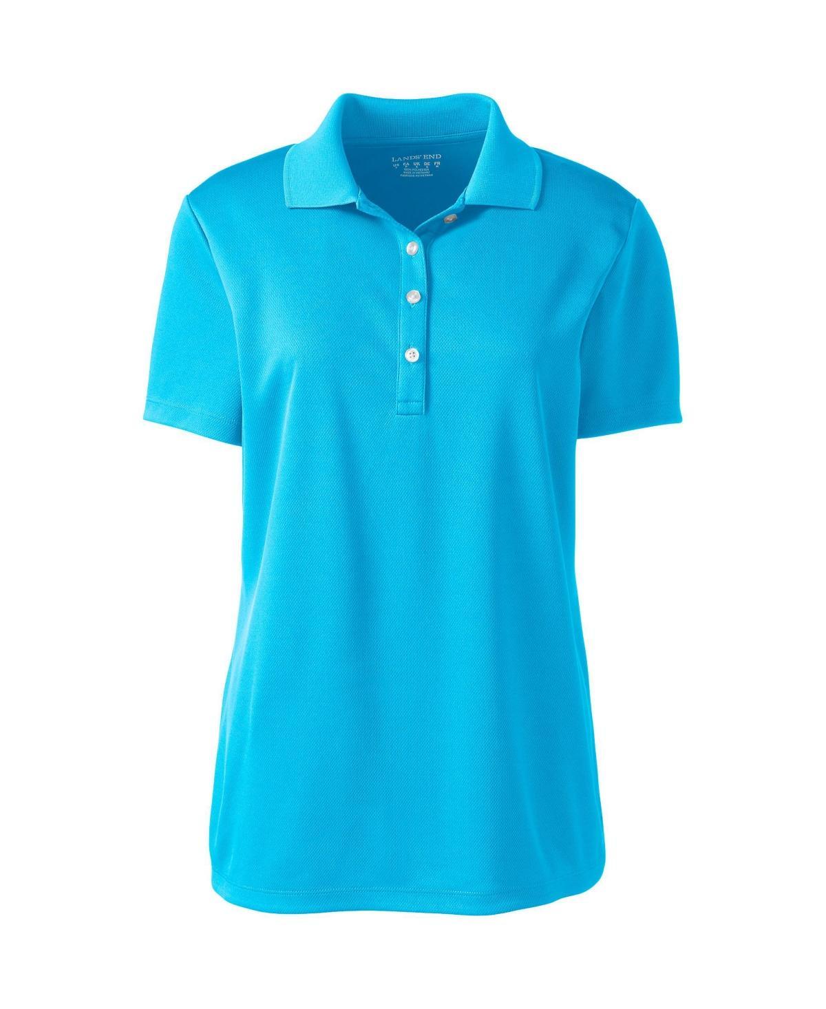 Lands End Womens Short Sleeve Solid Active Polo Product Image