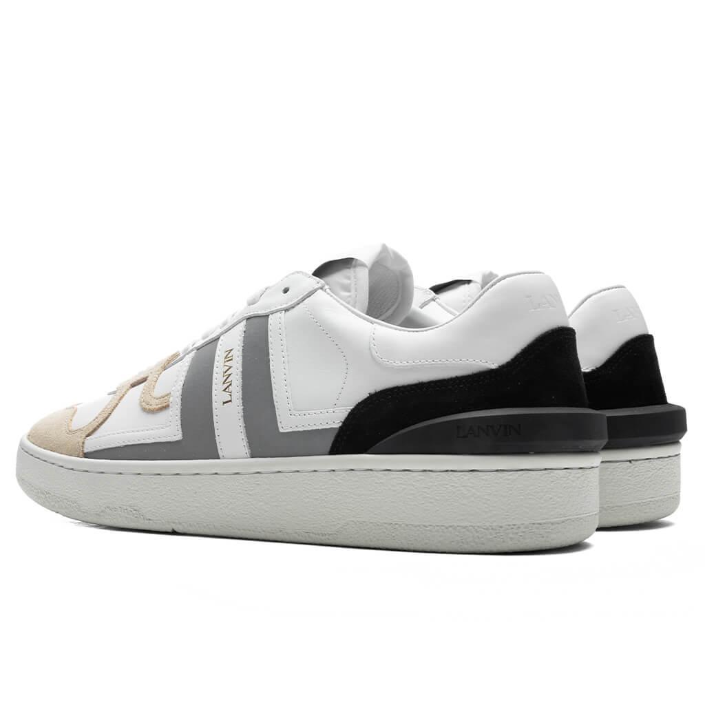 Clay Low Top Sneakers - White/Silver Male Product Image