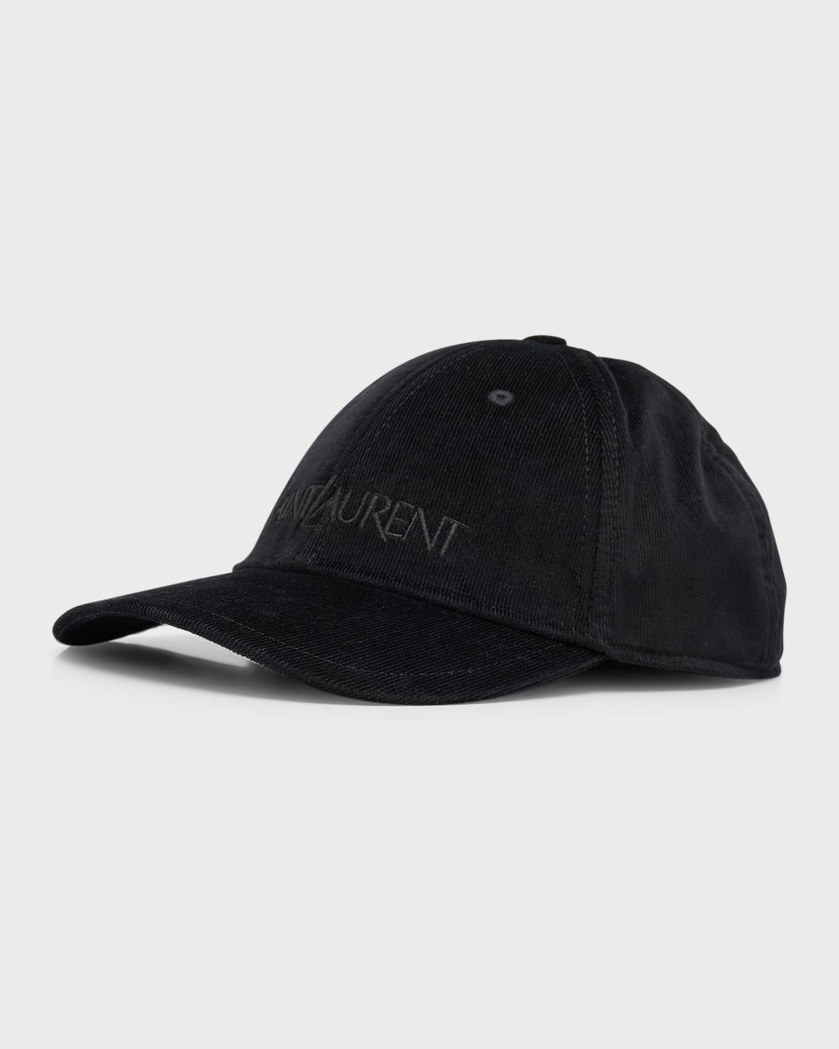 Mens 6-Panel Corduroy Logo Baseball Cap Product Image