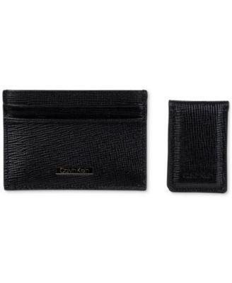 Calvin Klein Mens Rfid Card Case & Money Clip Product Image