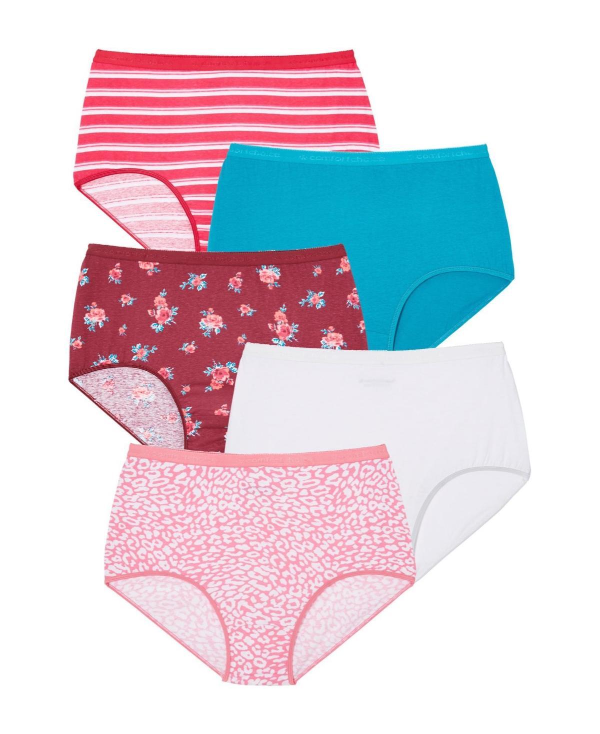 Comfort Choice Womens Cotton Brief 10-Pack Product Image