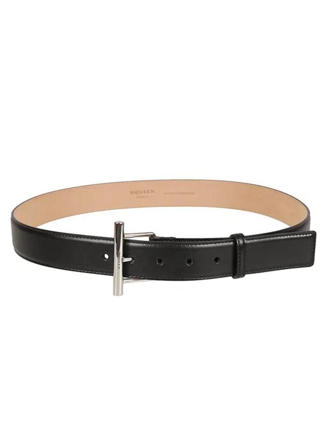 Sling Belt In Black & Silver Product Image