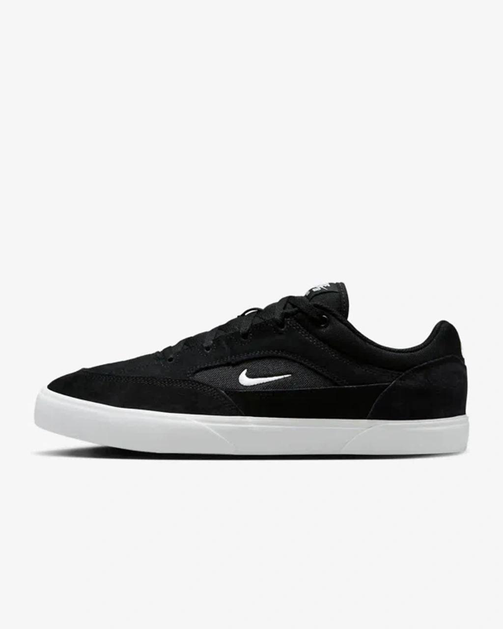 NIKE Men's Sb Malor Shoes In Black/white In Multi Product Image