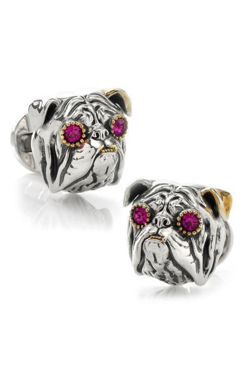 Cufflinks, Inc. Embellished English Bulldog Cuff Links Product Image