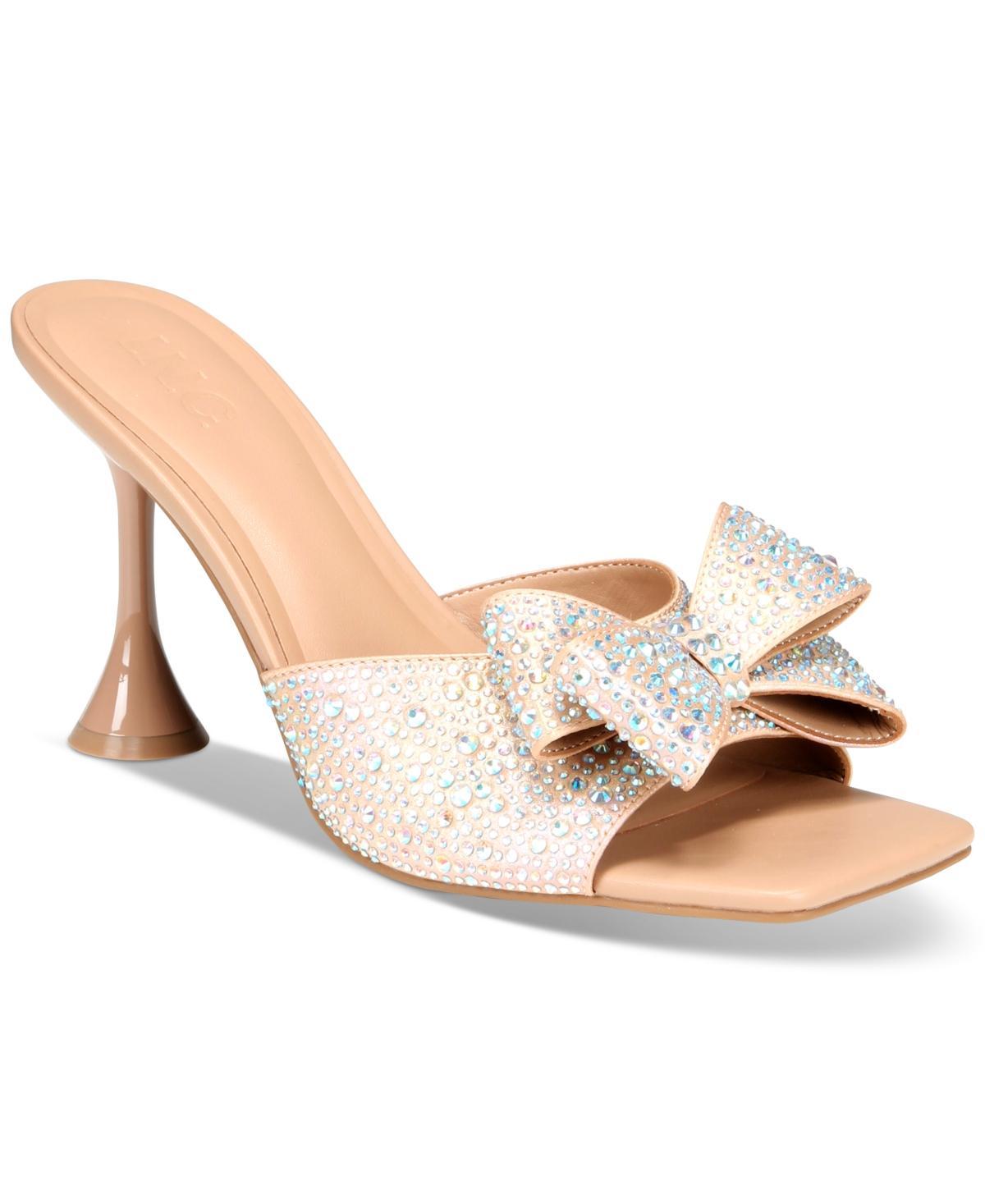 I.n.c. International Concepts Womens Beonna Embellished Bow Slide Sandals, Created for Macys Product Image