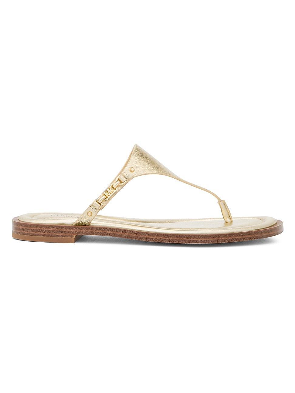 Womens Daniella Metallic Leather Sandals Product Image