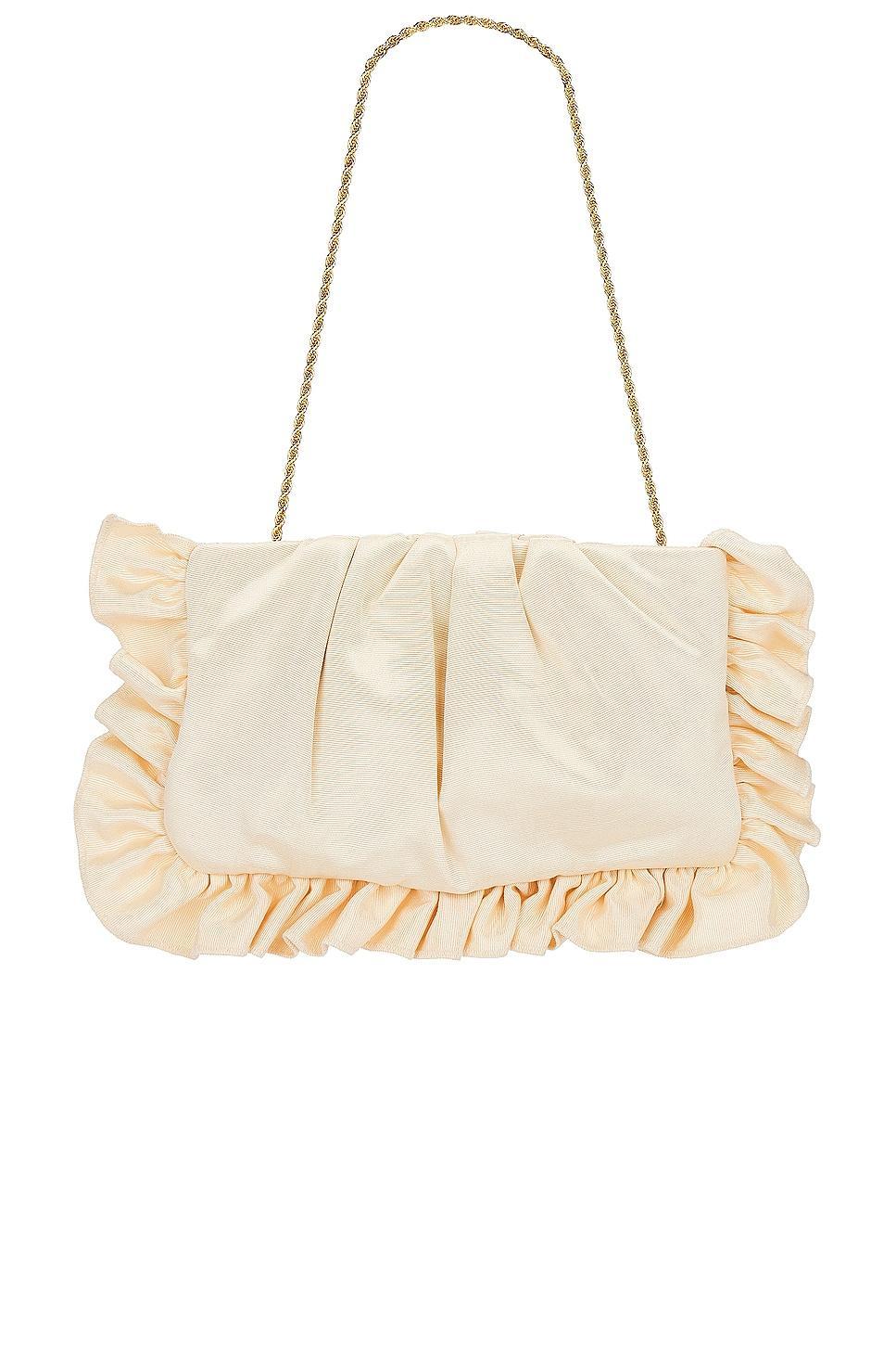 Mavis Ruffle Trim Flat Clutch Loeffler Randall Product Image