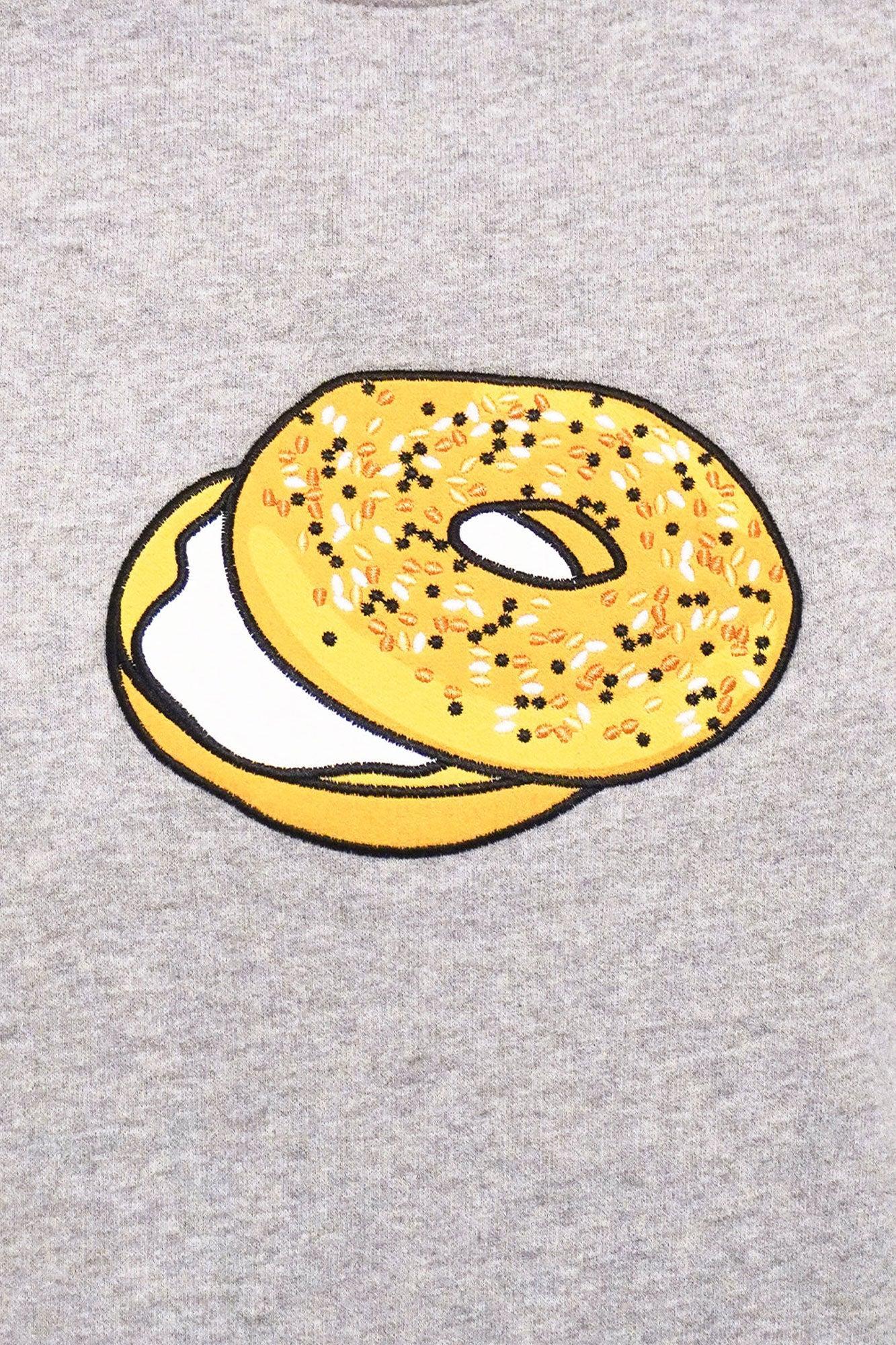 The Oversized Bagel Sweatshirt - Heather Grey Female Product Image