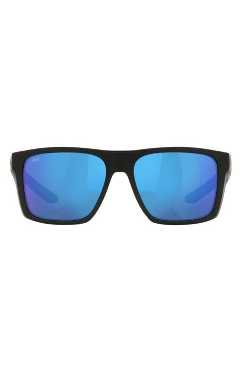 Costa Del Mar Pargo 60mm Mirrored Polarized Square Sunglasses Product Image