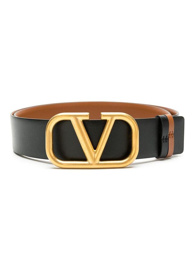 V Logo Signature Leather Reversible Belt Product Image