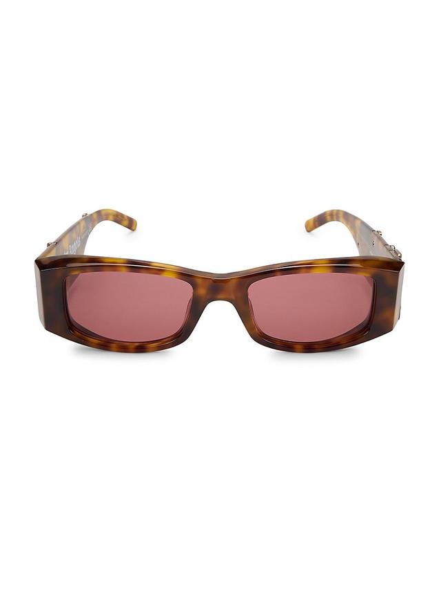 Mens 18MM Rectangle Logo Sunglasses Product Image