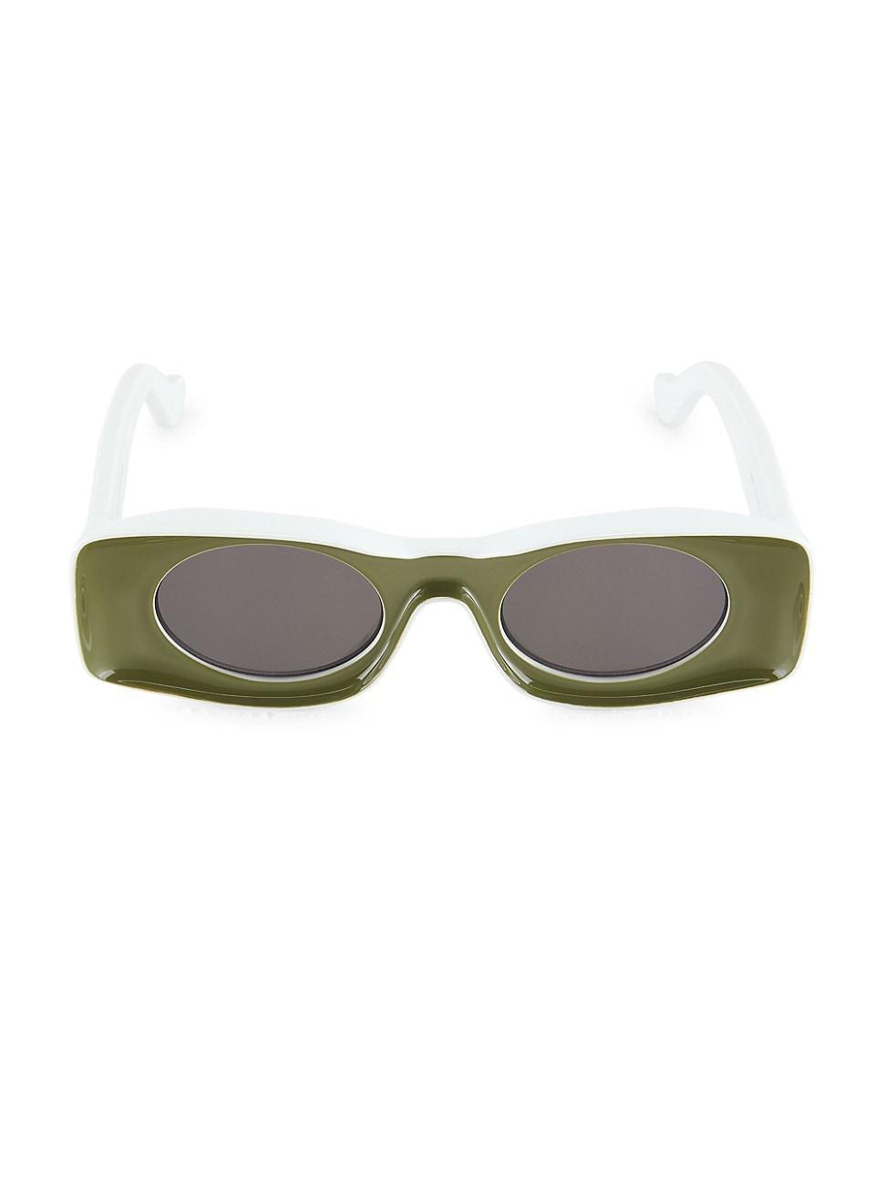 Mens 49MM Mirrored Square Sunglasses Product Image