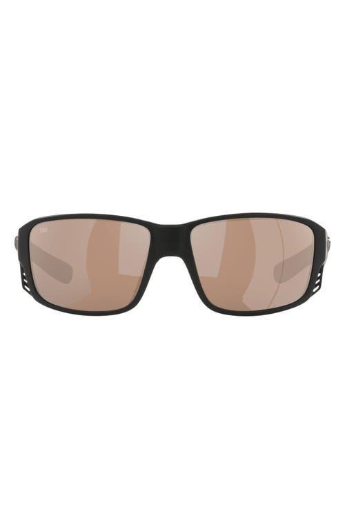 Costa Del Mar Pargo 60mm Mirrored Polarized Square Sunglasses Product Image