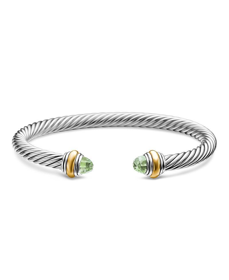 Womens Classic Cable Bracelet in Sterling Silver Product Image