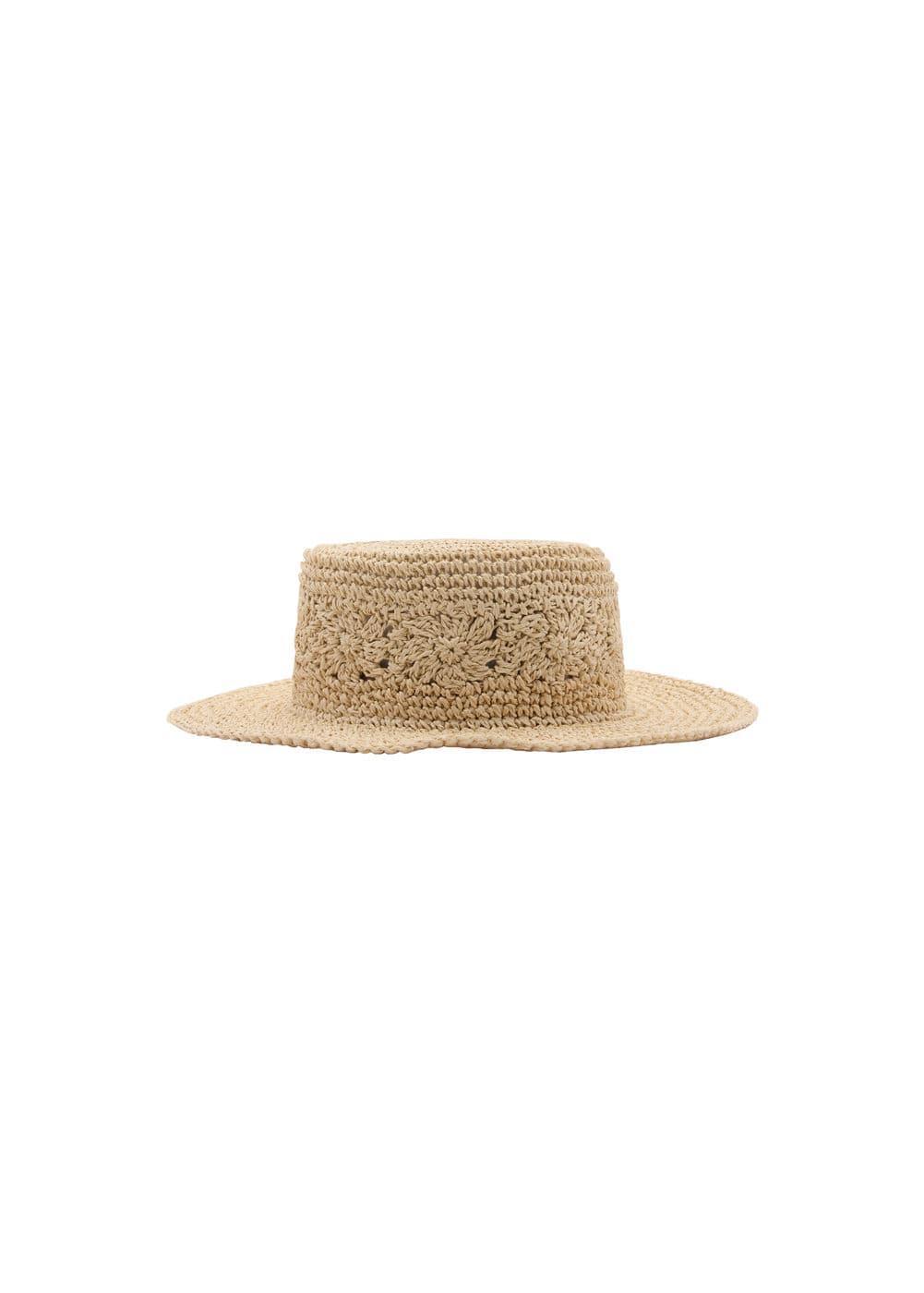 MANGO - Natural fiber hat - One size - Women Product Image