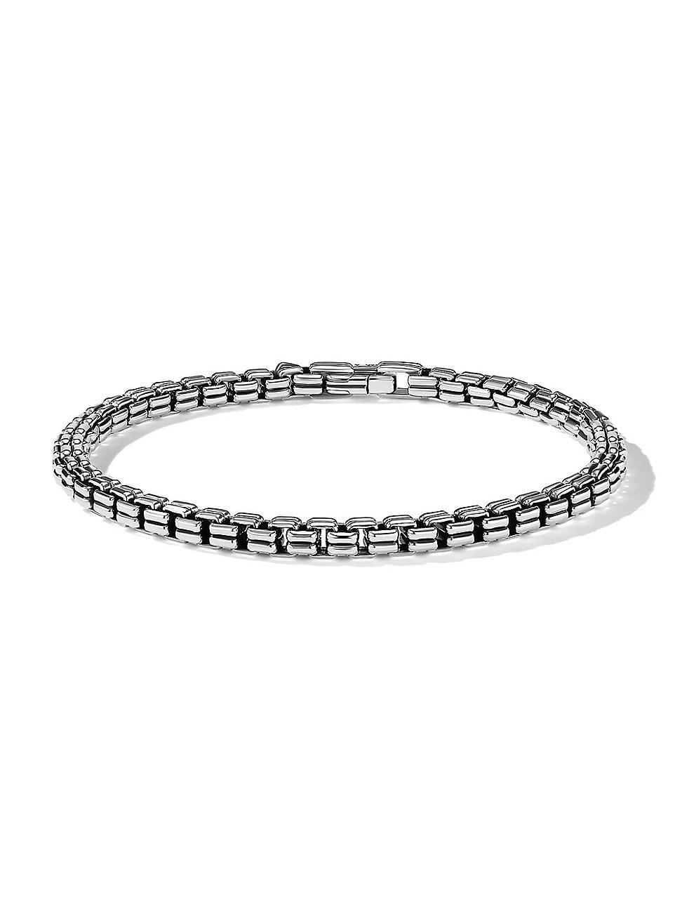 Mens Double Box Chain Bracelet Product Image