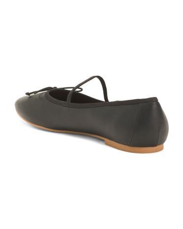 Idra Mary Jane Ballet Flats for Women | Textile Product Image