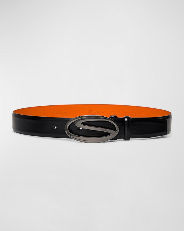 Mens Reversible Leather Belt Product Image