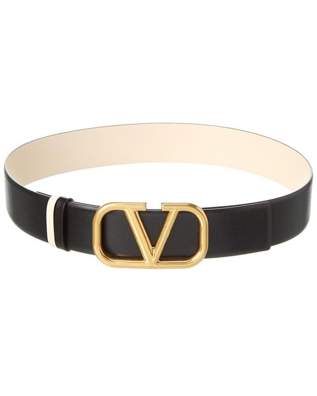 Vlogo Reversible Leather Belt In Multi Product Image