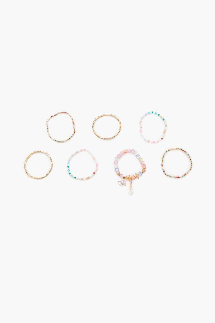 Beaded Stretch Bracelet Set | Forever 21 Product Image