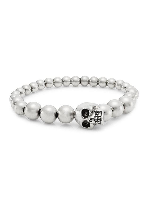 Mens Skull Ball Bracelet Product Image