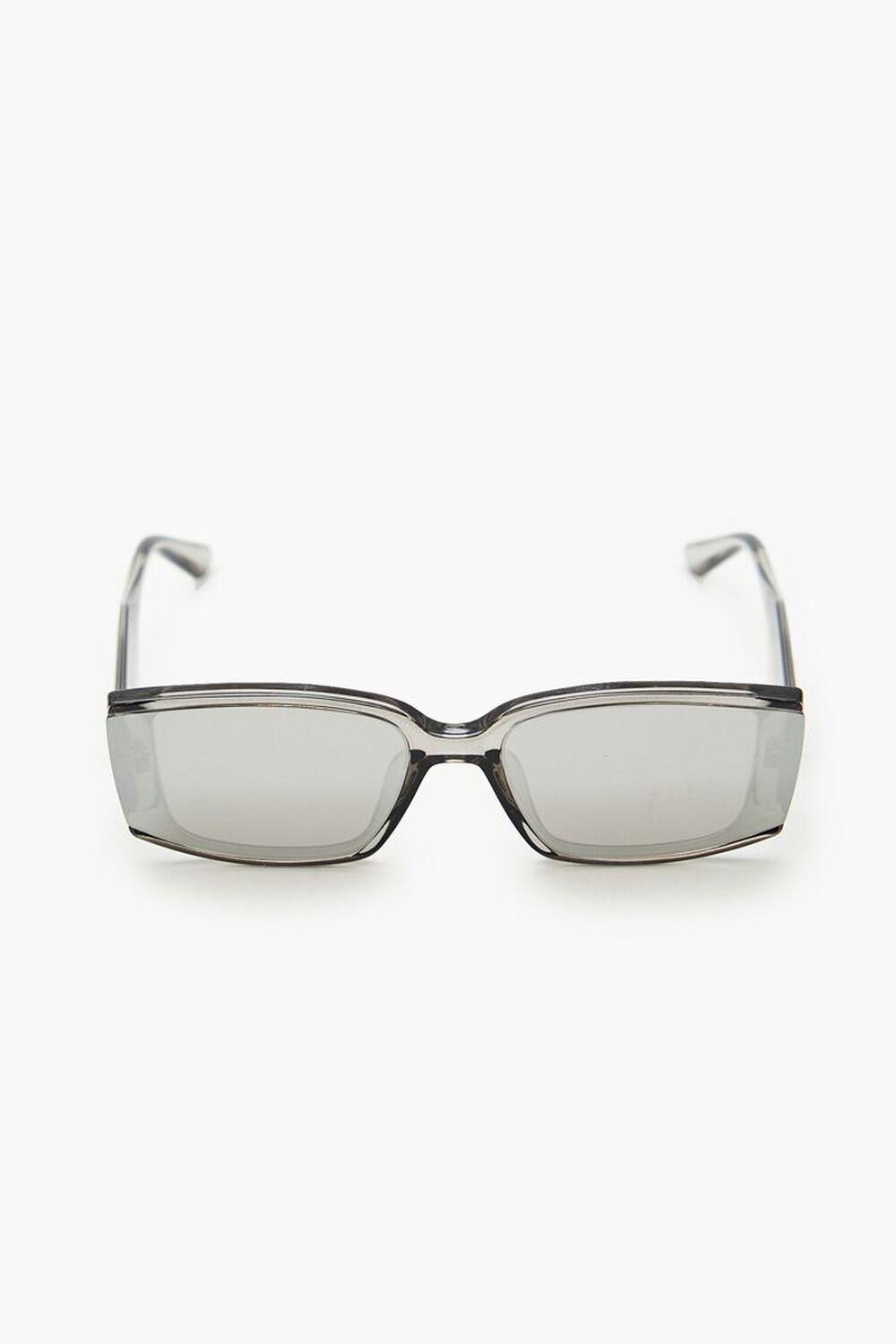 Reflective Rectangular Sunglasses | Forever 21 Product Image